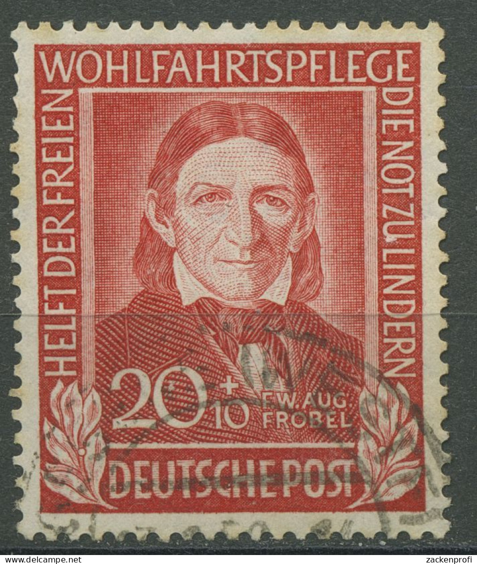 Bund 1949 Wohlfahrt Helfer Der Menschheit 119 Gestempelt Min. Verfärbt (R81027) - Oblitérés