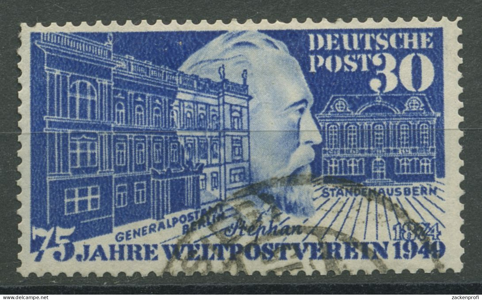 Bund 1949 Weltpostverein H. Von Stephan 116 Gestempelt, Nachgezähnt (R81013) - Oblitérés