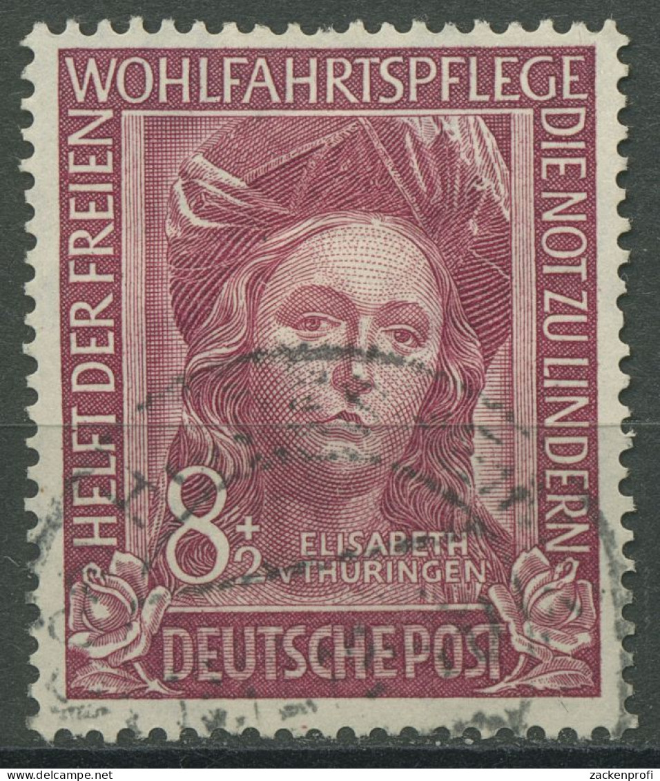 Bund 1949 Wohlfahrt Helfer Der Menschheit 117 Gestempelt Kl. Zahnfehler (R81025) - Used Stamps