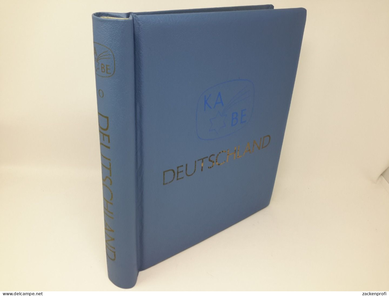 KABE Klemmbinder Hellblau Aufdruck DEUTSCHLAND Gebraucht (Z1803) - Enkel Bindwerk