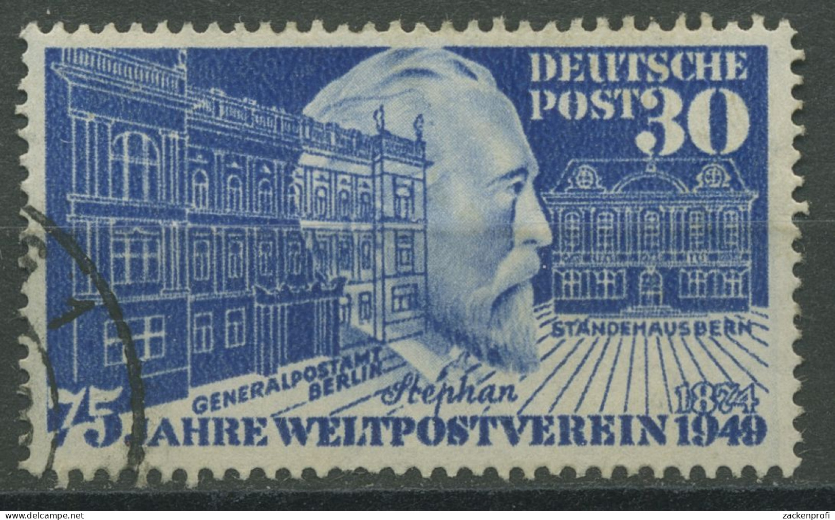Bund 1949 Weltpostverein H. Von Stephan 116 Gestempelt, Marke Dünn (R81011) - Oblitérés