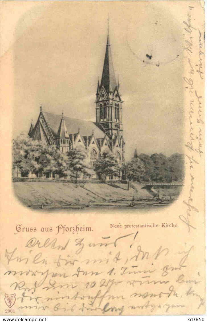 Gruss Aus Pforzheim - Neue Protestantische Kirche - Pforzheim