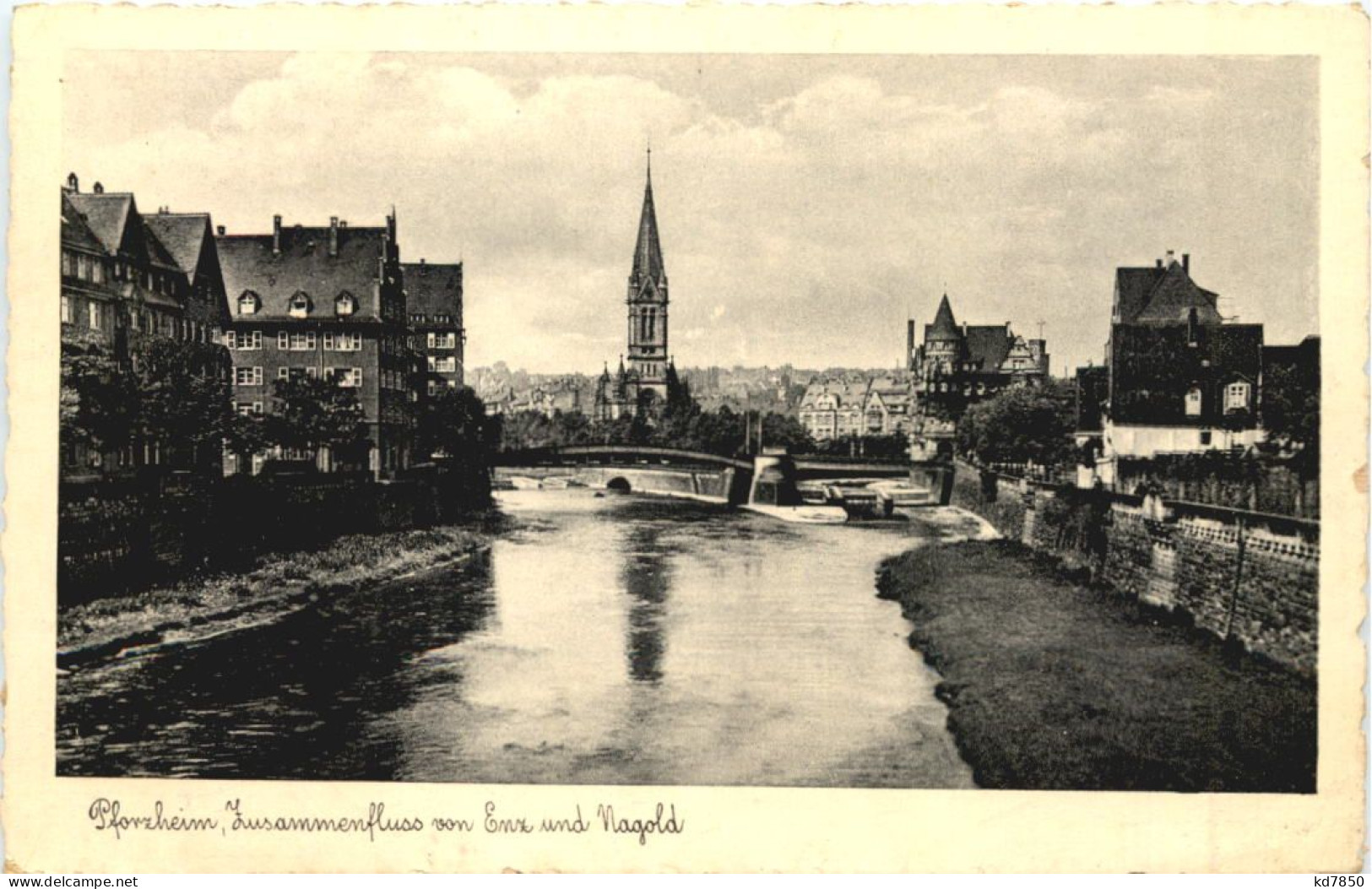 Pforzheim - Zusammenfluss Von Enz Und Nagold - Pforzheim