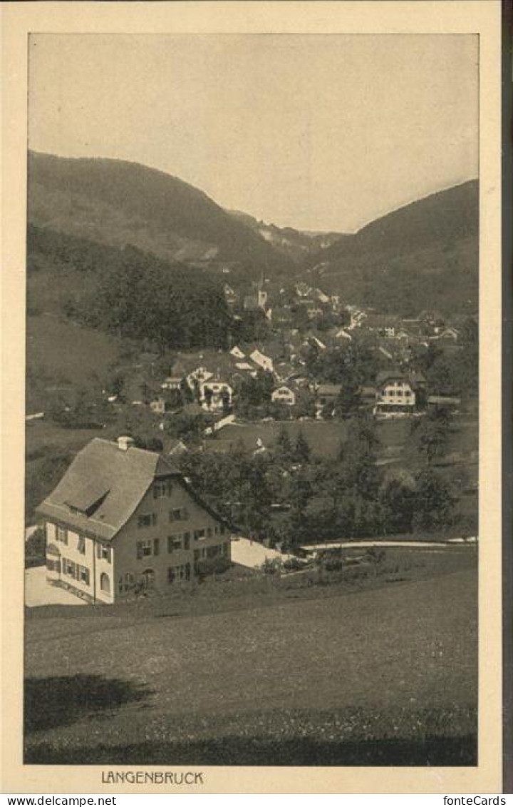 11116544 Langenbruck Panorama Langenbruck - Autres & Non Classés