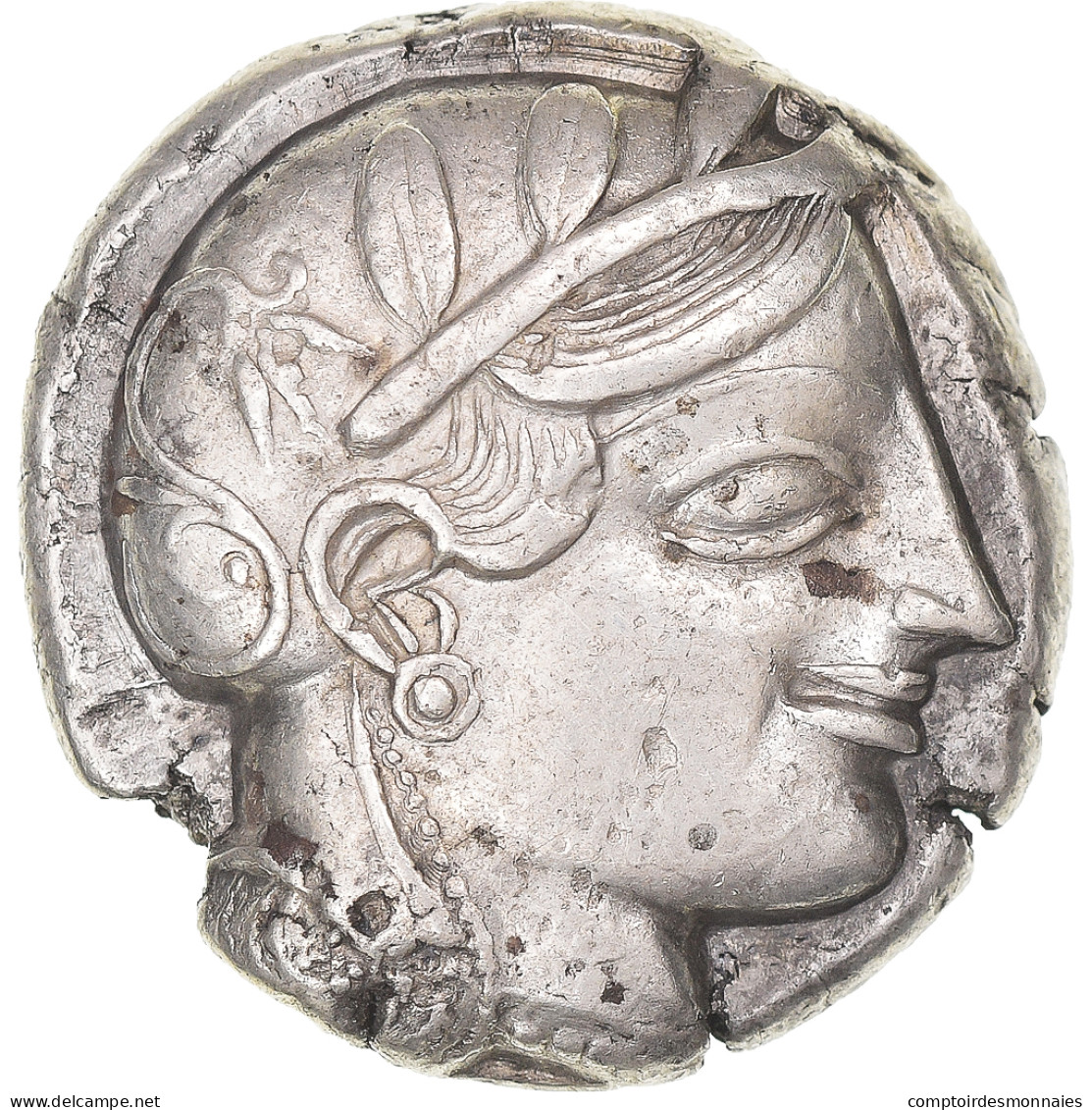 Monnaie, Attique, Tétradrachme, Ca. 460-454 BC, Athènes, TTB+, Argent - Griechische Münzen