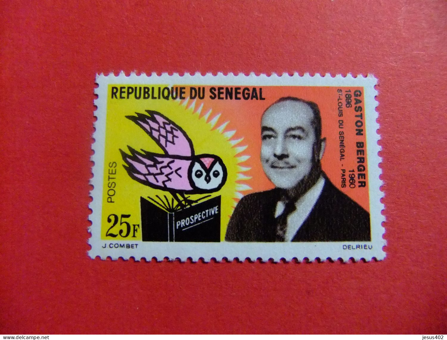 55 REPUBLICA SENEGAL 1963 / GASTON BERGER / YVERT 232 ** MNH - Senegal (1960-...)