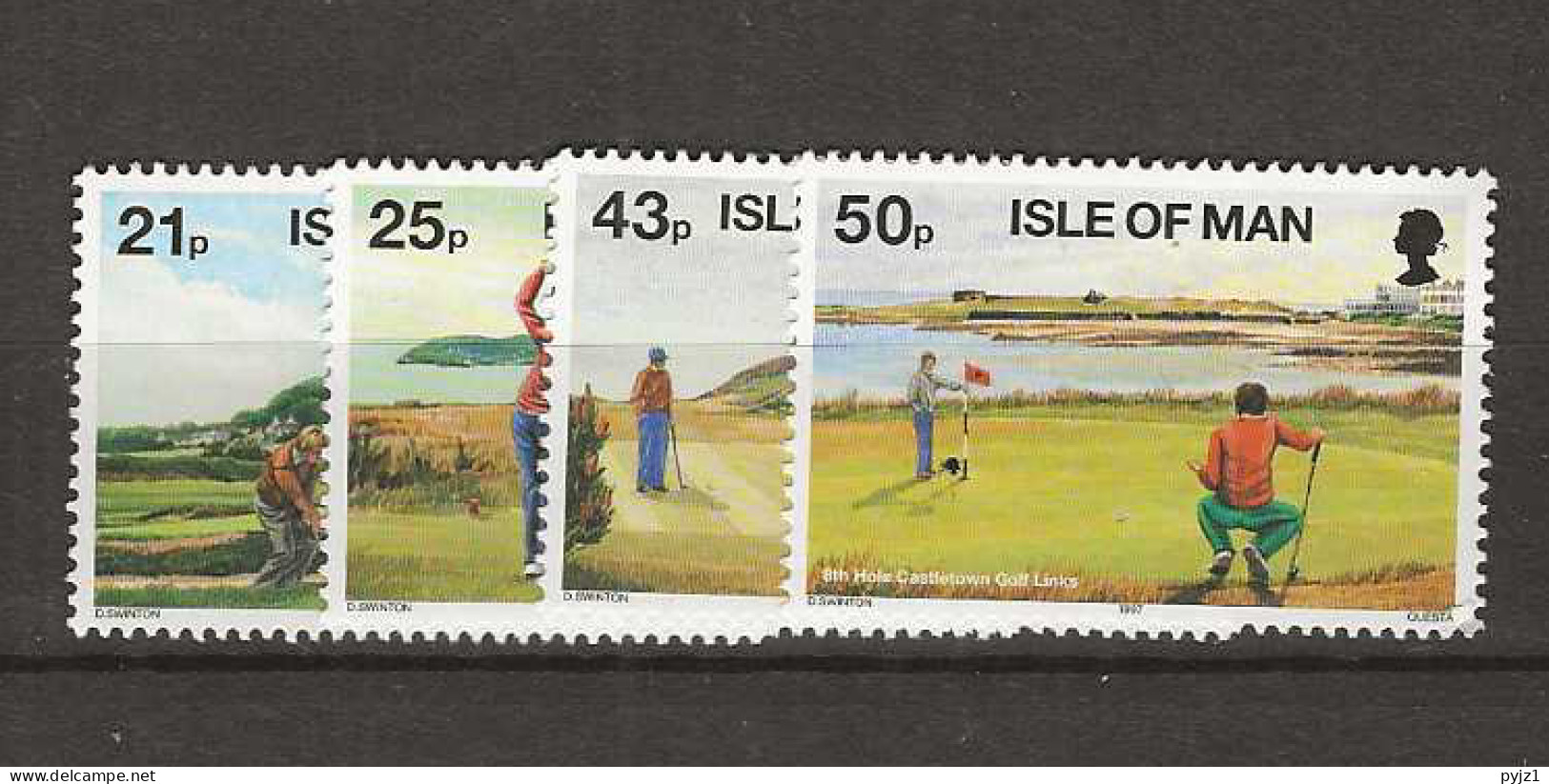 1997 MNH Isle Of Man Mi 730-33 Postfris** - Man (Ile De)