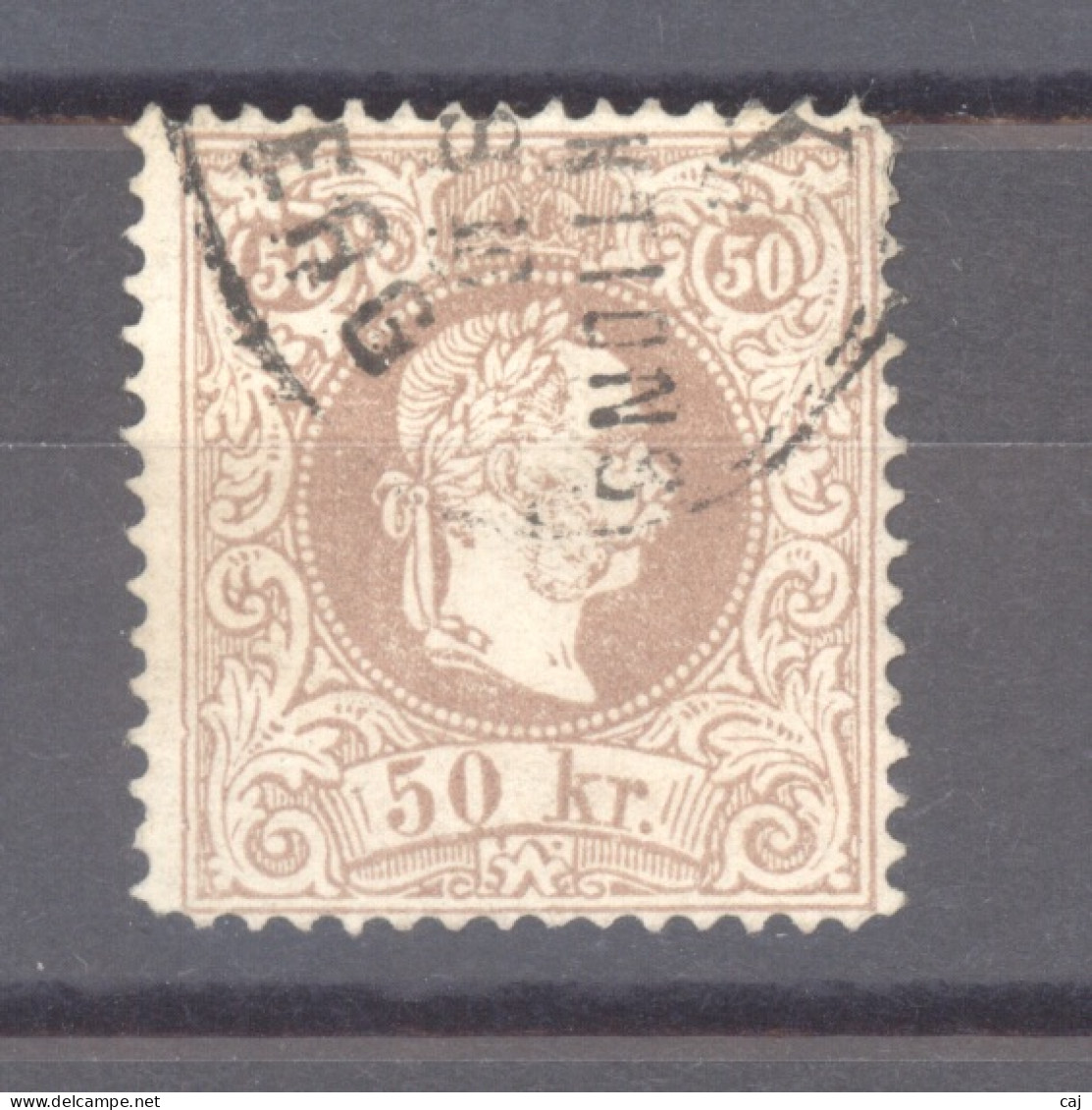 Autriche  :  Yv  39a Mi  41 I  (o)   Brun Rose - Used Stamps