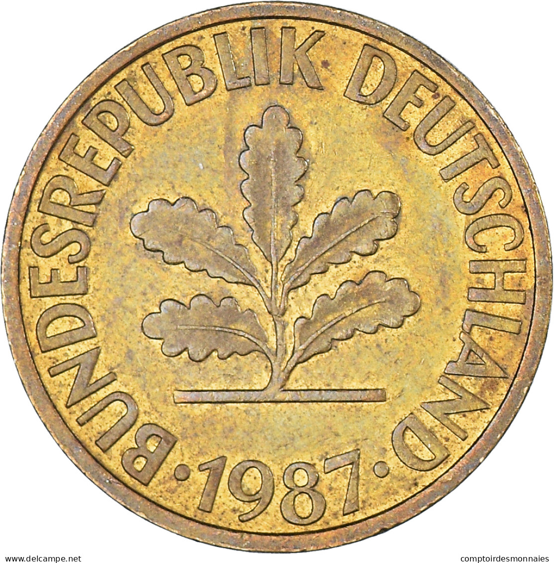 Monnaie, République Fédérale Allemande, 10 Pfennig, 1987 - 10 Pfennig