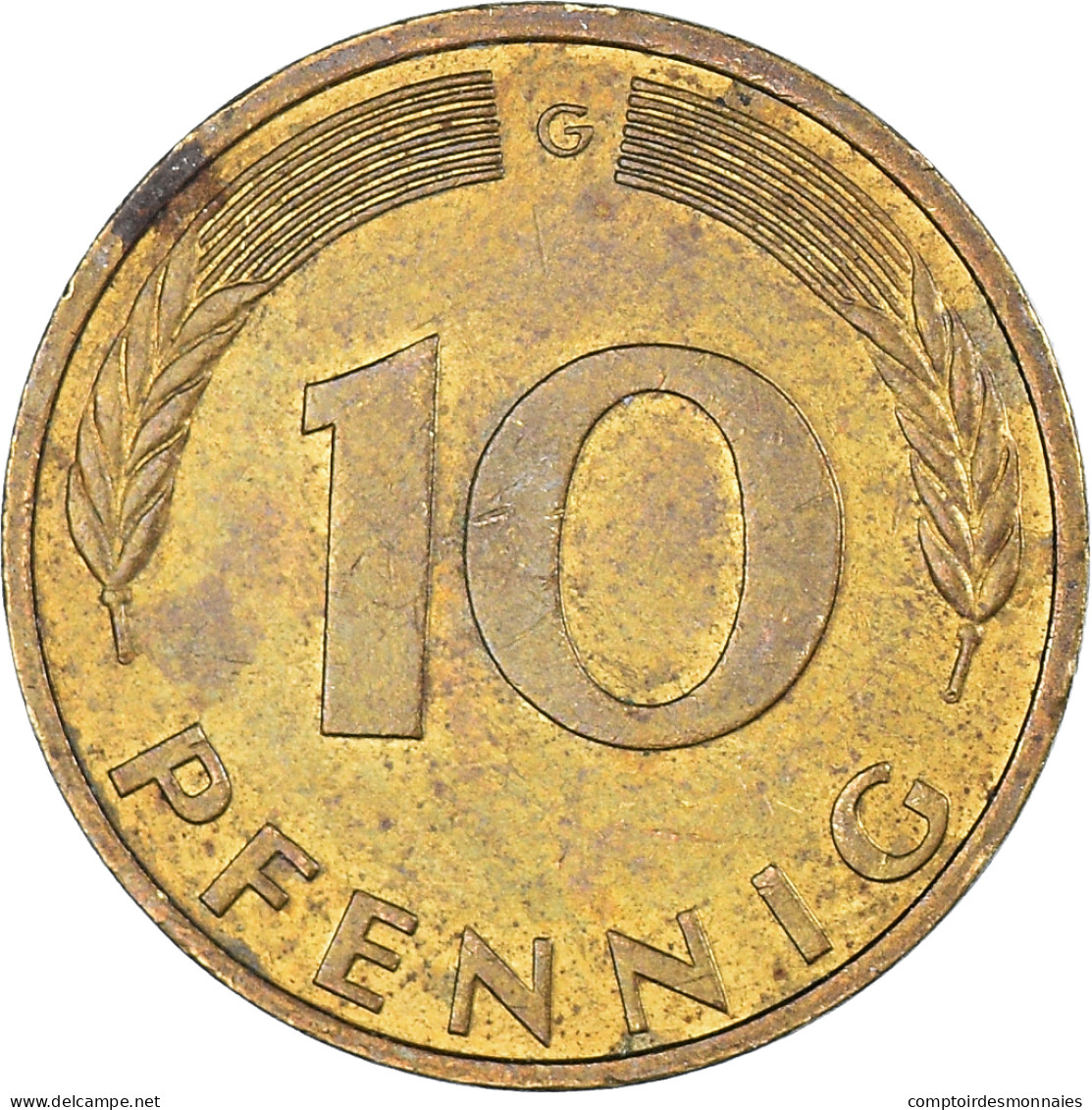 Monnaie, République Fédérale Allemande, 10 Pfennig, 1987 - 10 Pfennig