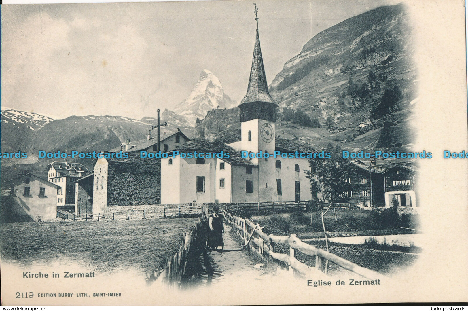 R005232 Kirche In Zermatt - Monde