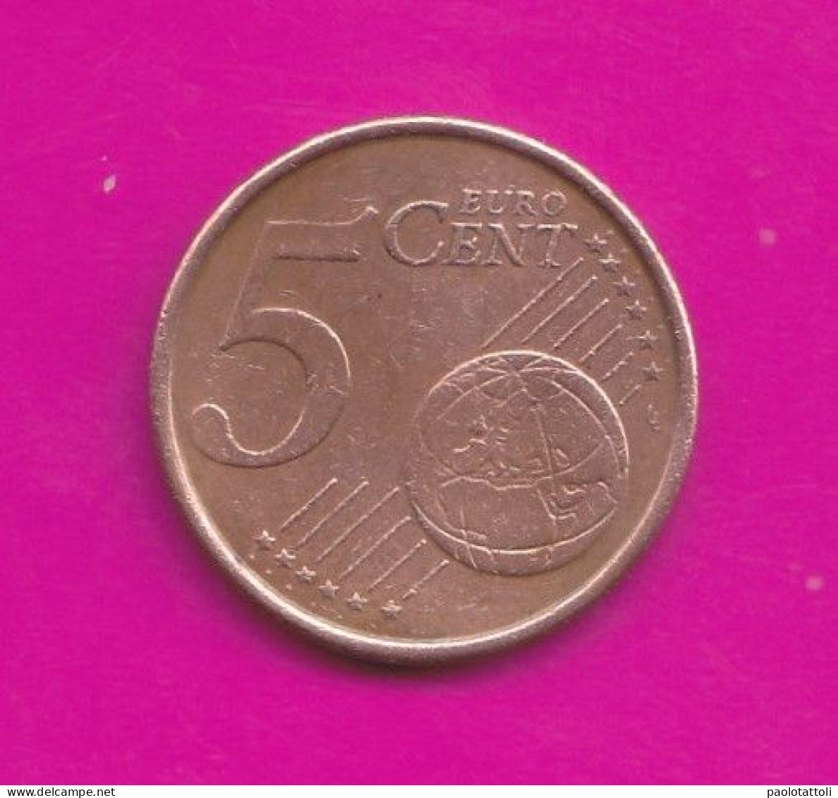 Spain, 1999- 5 Euro Cent- Copper Plated Steel- Obverse Cathedral Of Santiago De Campostela. Reverse Denomination - Spain