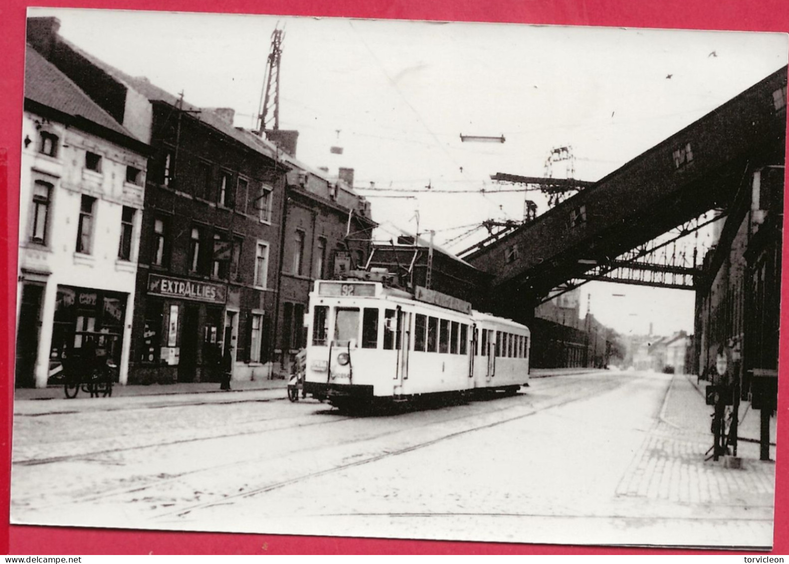 Photo   Charleroi   =  TRAM  LIGNE 92   Charleroi  Thuin - Other & Unclassified