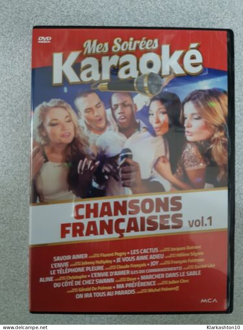DVD Karaoké Chansons Françaises Vol. 1 - Autres & Non Classés