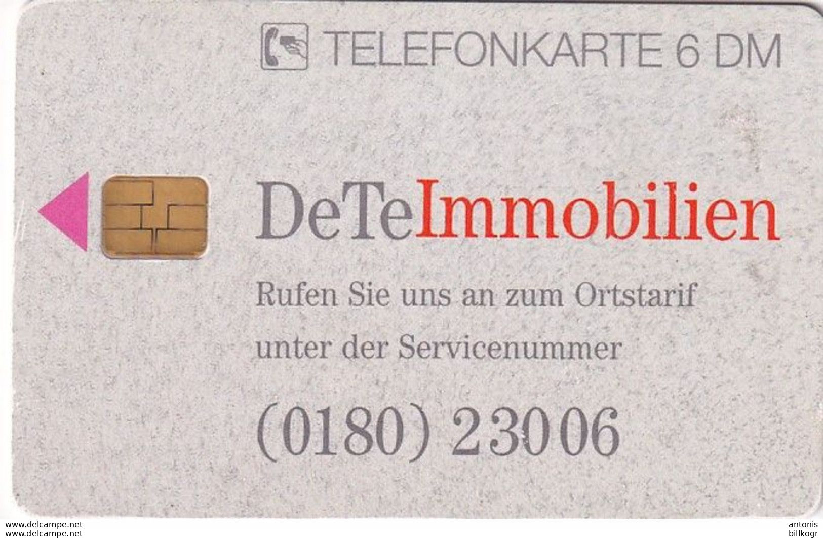 GERMANY - DeTeImmobilien(O 1267), Tirage 15000, 10/96, Mint - O-Series : Séries Client
