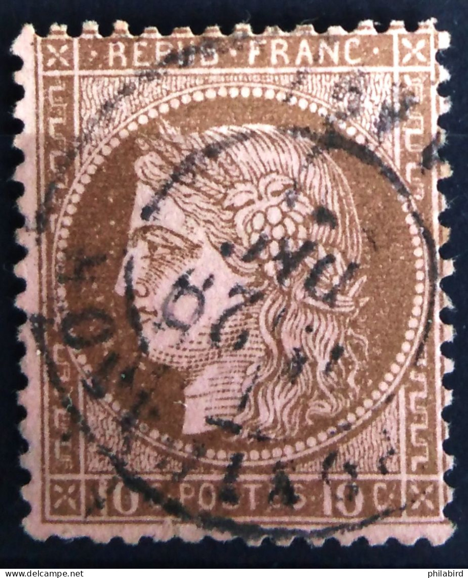 FRANCE                           N° 54                 OBLITERE                Cote : 15 € - 1871-1875 Cérès