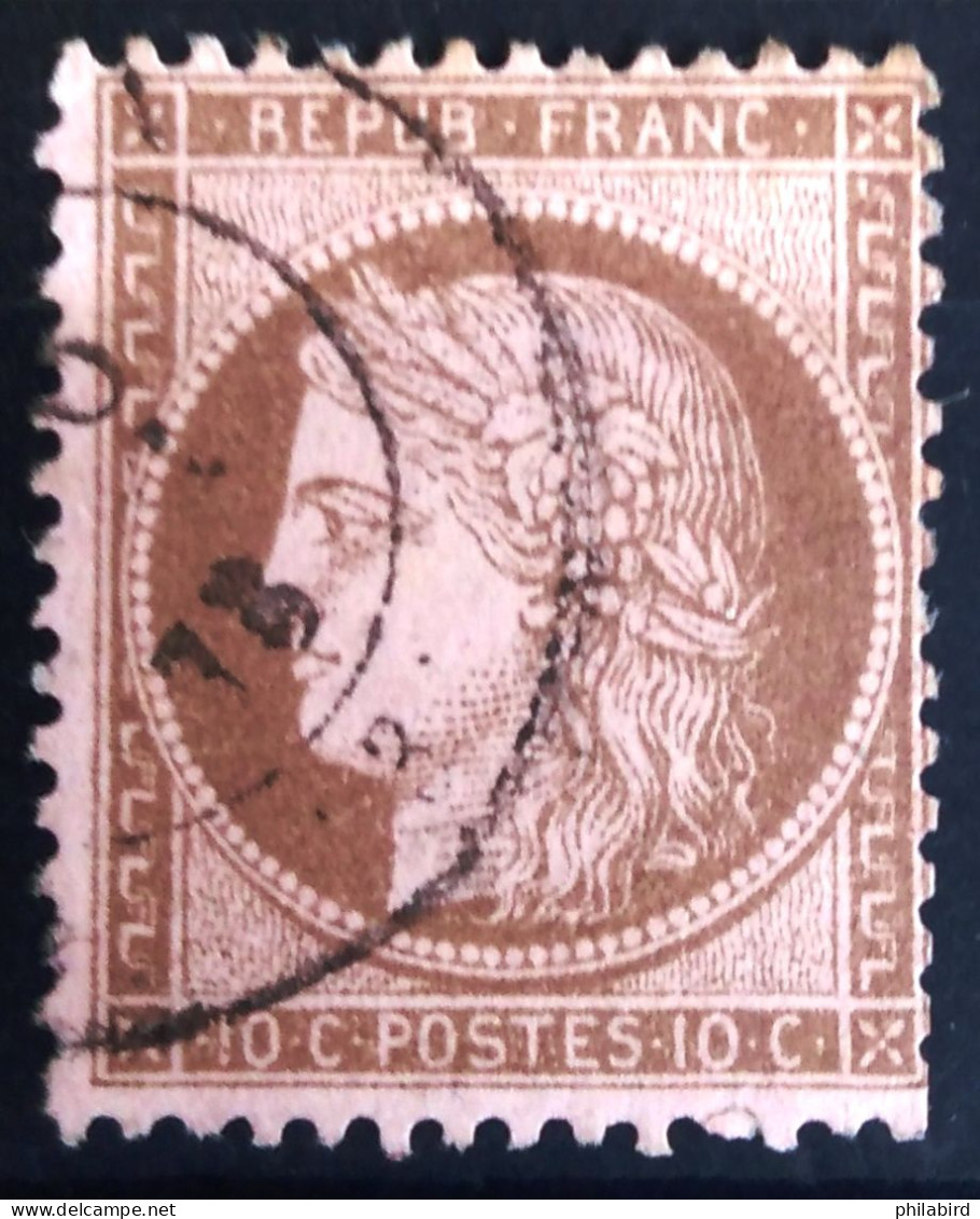 FRANCE                           N° 58                 OBLITERE                Cote : 18 € - 1871-1875 Cérès