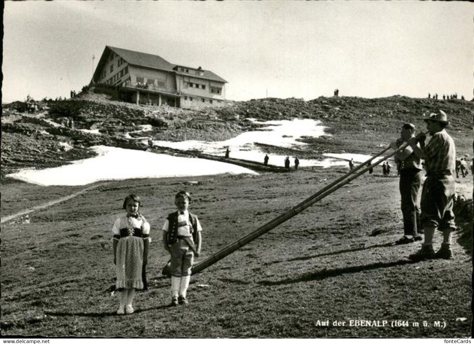 11116128 Ebenalp Alphornblaeser Ebenalp - Autres & Non Classés