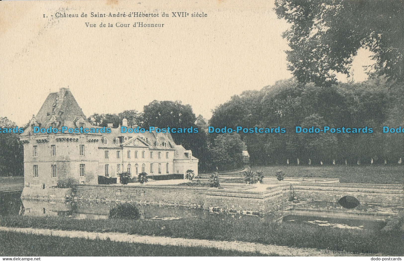 R004845 Chateau De Saint Andre A Hebertot Du XVIIe Siecle. Vue De La Cour D Honn - Monde
