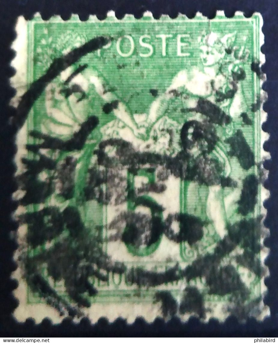 FRANCE                           N° 64                 OBLITERE                Cote : 60 € - 1876-1878 Sage (Type I)