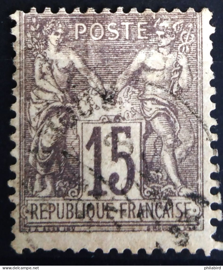 FRANCE                           N° 66                 OBLITERE                Cote : 25 € - 1876-1878 Sage (Typ I)