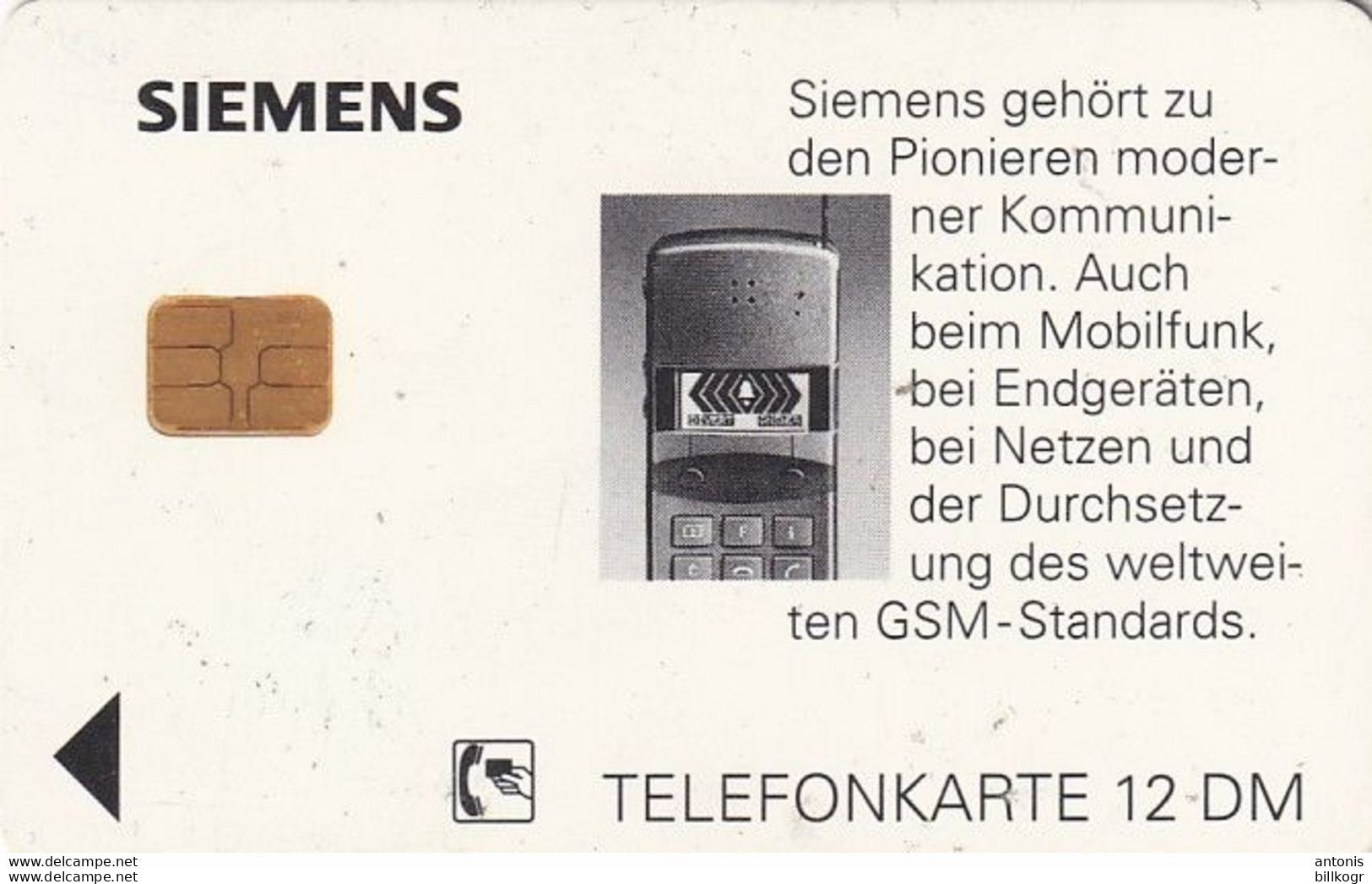 GERMANY - Siemens/GSM(O 686), Tirage 20000, 04/94, Mint - O-Series : Séries Client