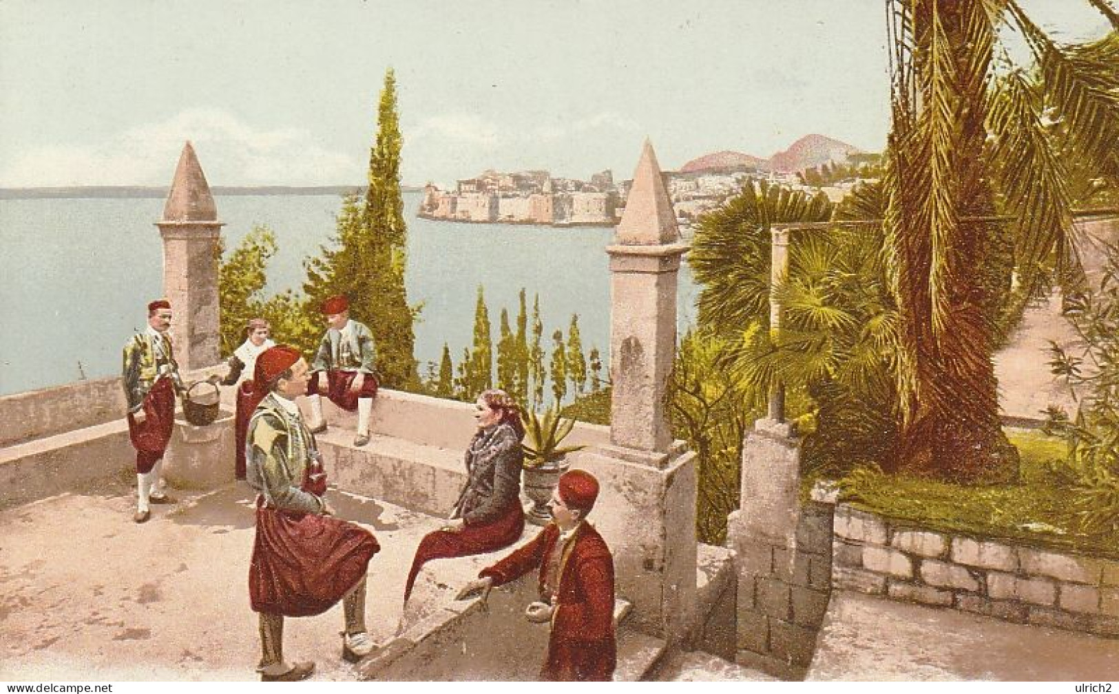 AK Dubrovnik Ragusa - Ragusa Von Der Villa Gjivovic Aus Gesehen - Ca. 1910 (69469) - Croatia