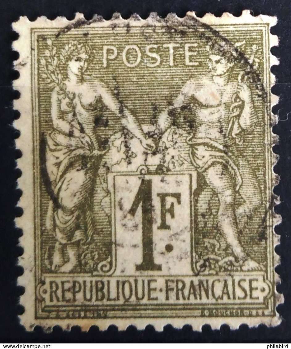FRANCE                           N° 72                OBLITERE                Cote : 17 € - 1876-1878 Sage (Type I)