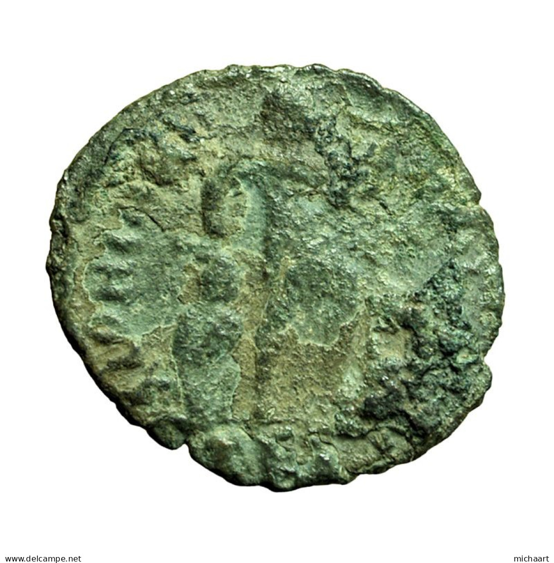 Roman Coin Valentinian I AE3 Nummus Thessalonica Bust / Emperor 04136 - La Fin De L'Empire (363-476)
