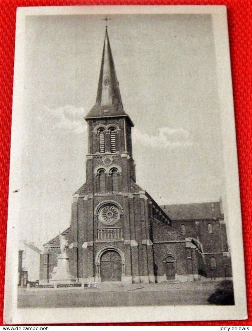 CARNIERES  -  Vue Principale De L'Eglise Saint-Hilaire - Morlanwelz