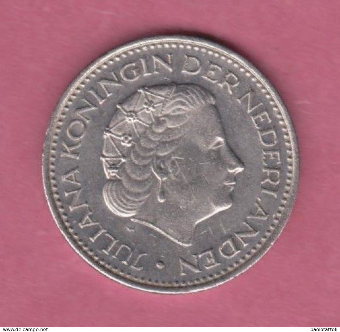 Netherland, 1969- Royal Dutch Mint- 25 Cent - Nickel  . Obverse Queen Juliana Of The Netherlands. Reverse Denomination- - 1948-1980 : Juliana