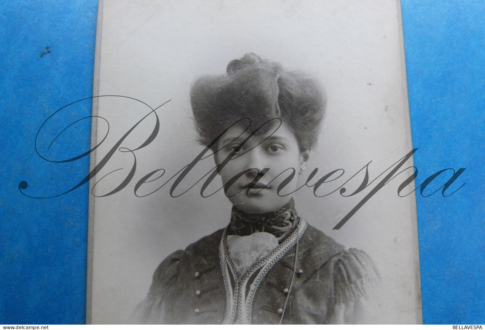 C.D.V. Carte De Visite. Atelier Portret Photo Compagnie Belge Bruxelles - Célébrités