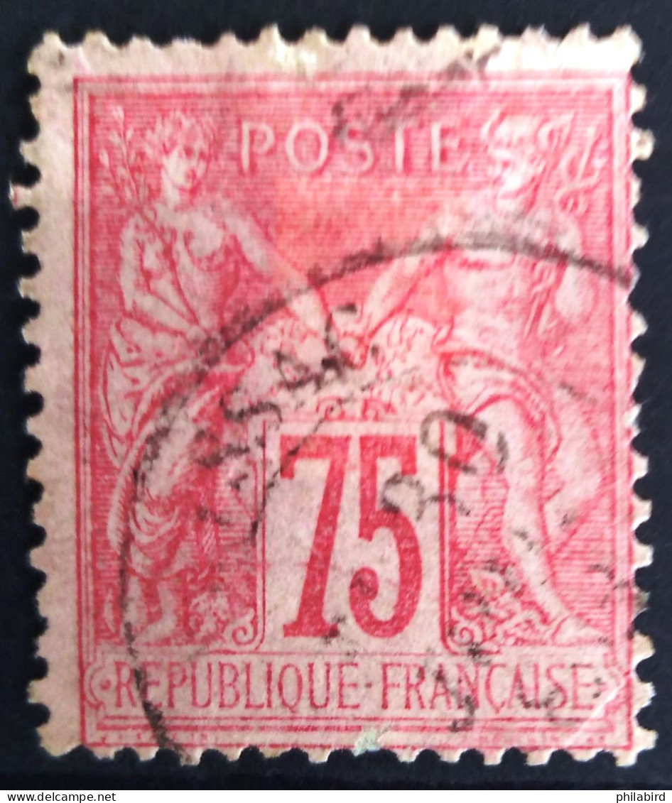 FRANCE                           N° 81              OBLITERE                Cote : 150 € - 1876-1898 Sage (Type II)