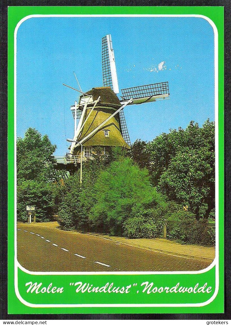 NOORDWOLDE Molen Windlust Ca 1980  Mill / Moulin / Mühle - Other & Unclassified