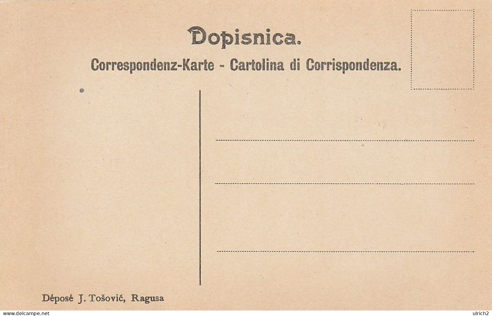 AK Dubrovnik - Ragusa - Herzegowinerinnen Auf Der Brenostrasse Vis-à-vis Der Insel Lacroma - Ca. 1910 (69471) - Croatie