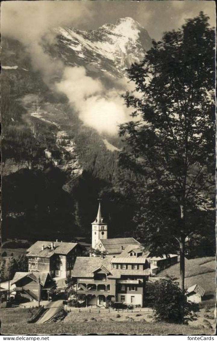 11115778 Grindelwald Kirche Eiger Grindelwald - Autres & Non Classés