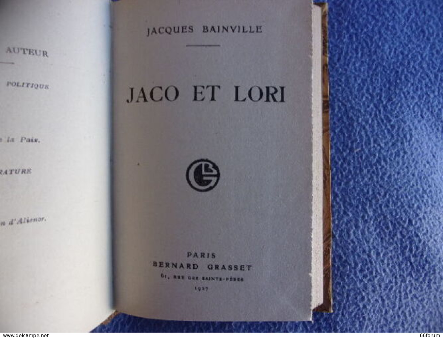 Jaco Et Lori - 1801-1900