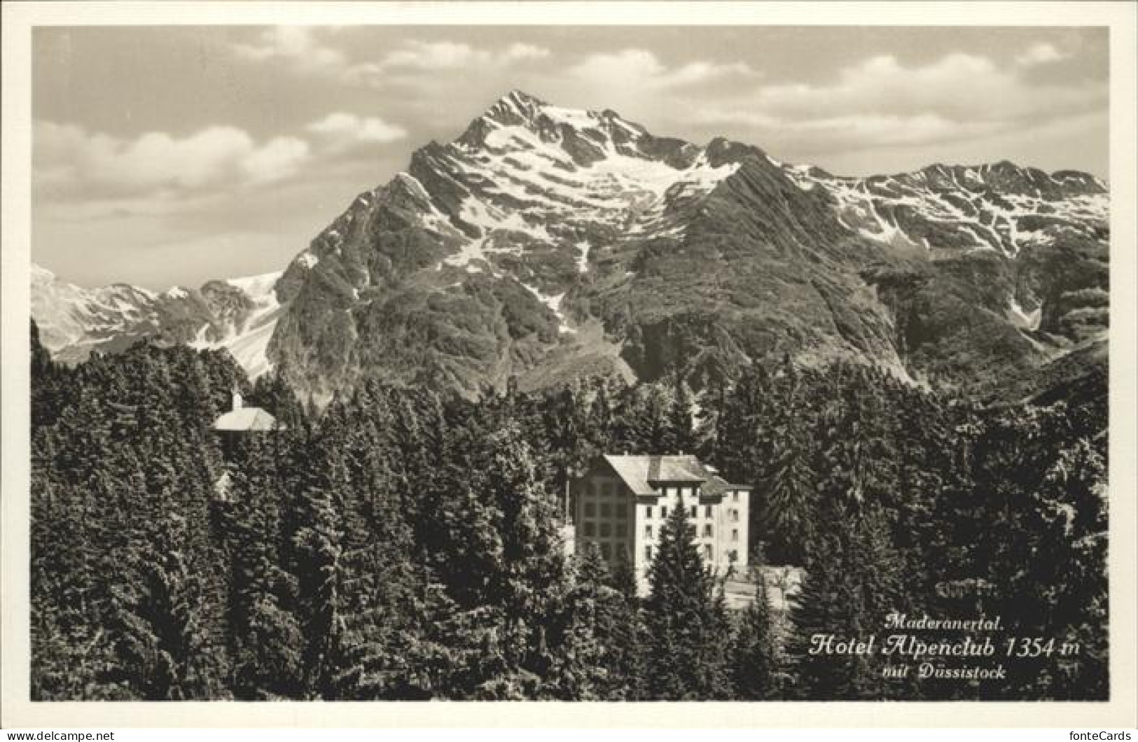 11115756 Maderanertal Hotel Alpenclub Silenen - Sonstige & Ohne Zuordnung