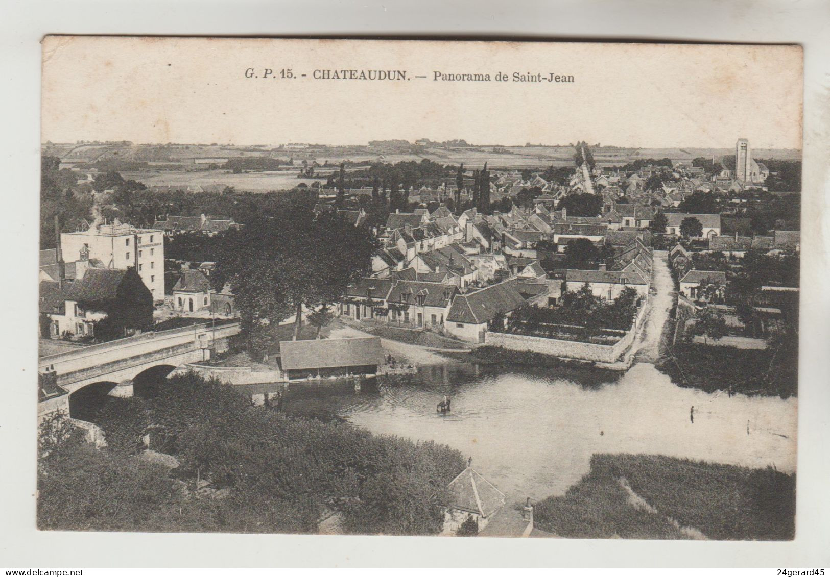 CPA CHATEAUDUN (Eure Et Loir) - Panorama De Saint Jean - Chateaudun