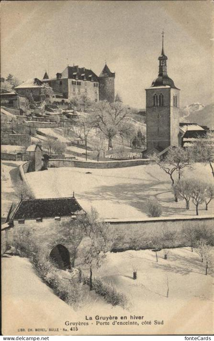 11115677 Gruyeres FR Porte D Enceinte Gruyeres - Autres & Non Classés