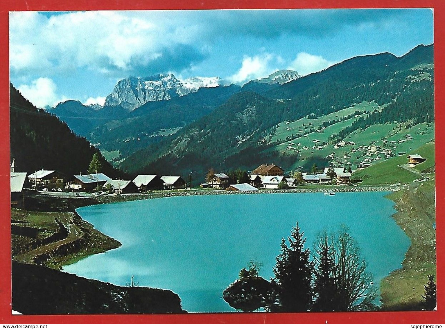 Châtel (74) Vonnes & Lac De Vonnes Face Aux Cornettes De Bise 2scans 10-08-1977 - Châtel