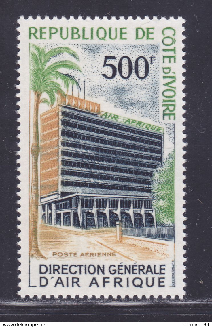 COTE D'IVOIRE AERIENS N°   37 ** MNH Neuf Sans Charnière, TB (D2343) Direction Générale D' Air Afrique - 1967 - Côte D'Ivoire (1960-...)