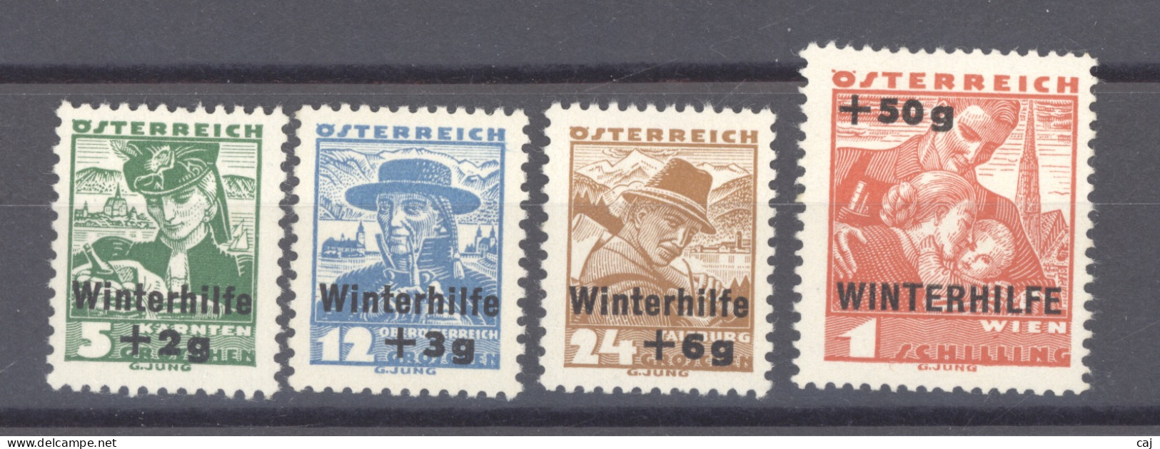 Autriche  :  Yv  467-70  Mi  613-16  * - Ungebraucht