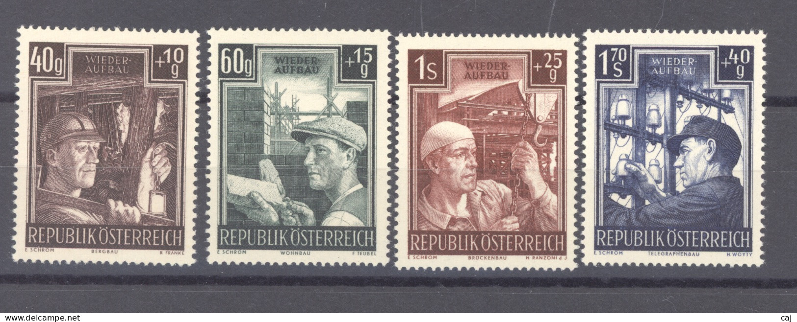 Autriche  :  Yv  794-97  Mi  960-63  ** - Unused Stamps