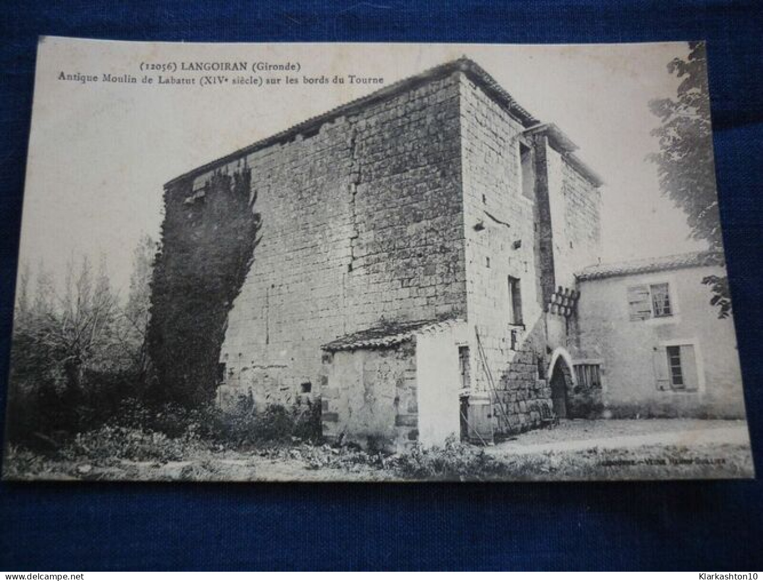 CPA Langoiran Gironde Antique Moulin De Labattut XIVe S. Bords Du Tourne - Non Classés