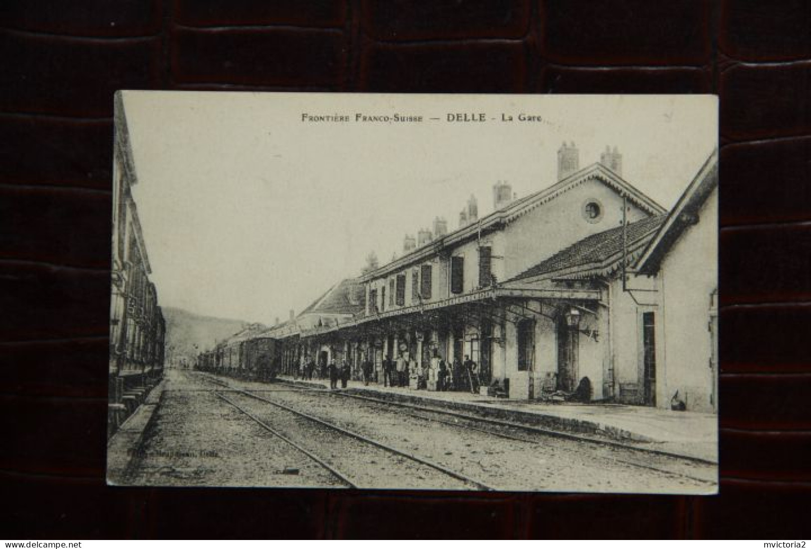 90 - Frontière FRANCO SUISSE : DELLE, La Gare - Delle