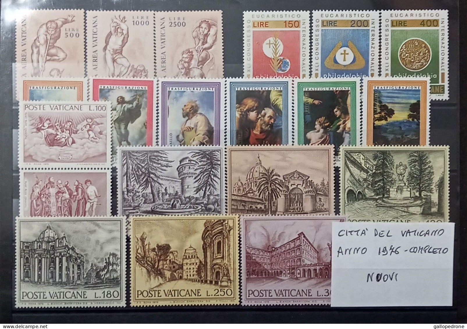 1975-76-77 Vaticano, Annate Complete-Francobolli Nuovi 61 Valori-MNH ** - Neufs