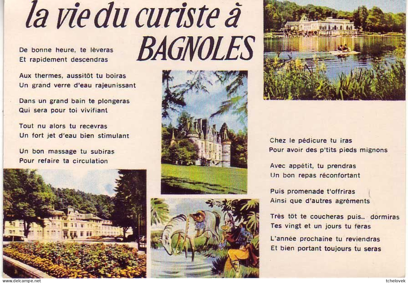 (61). Bagnoles De L'Orne. 505 Place De La Republique Et Eglise & 131 Station Thermale & 214 - Bagnoles De L'Orne