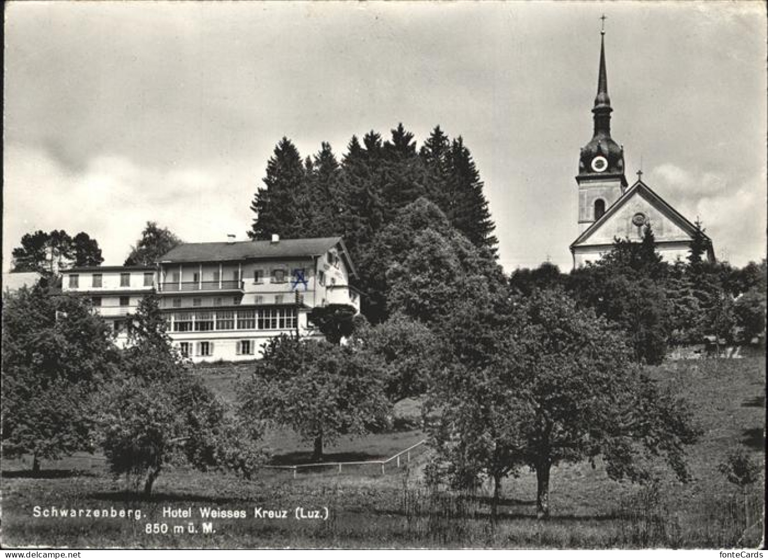 11114874 Schwarzenberg_LU Hotel Weisses Kreuz - Autres & Non Classés