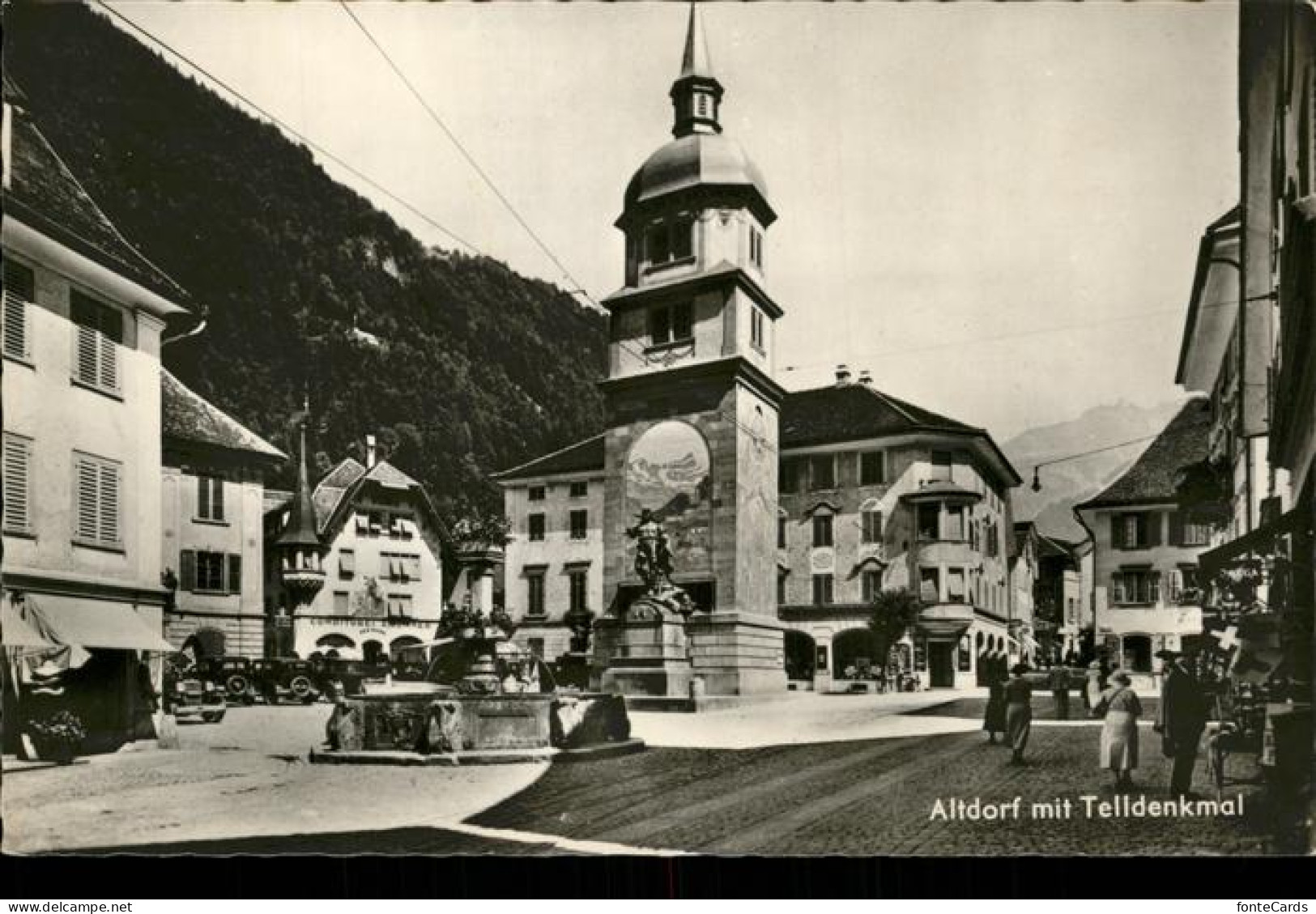 11114680 Altdorf_UR Tell Denkmal  Brunnen - Autres & Non Classés